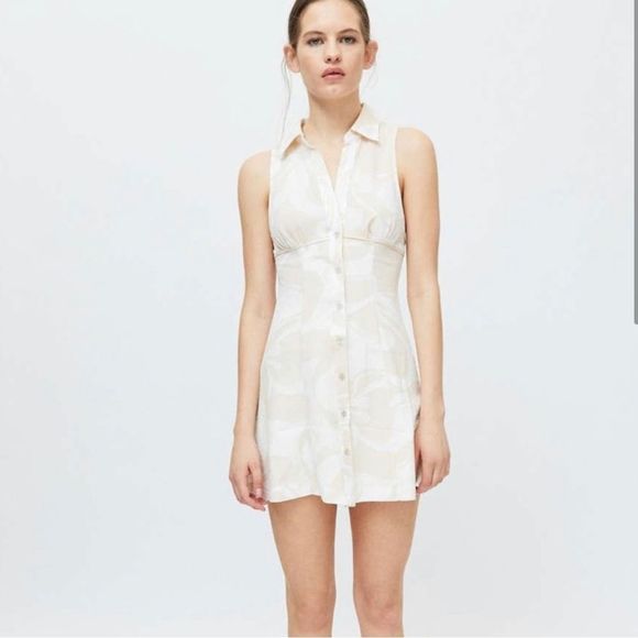 Urban Outfitters Dresses & Skirts - UO Tia Button-Front Mini Dress